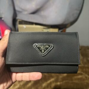 Prada Elegant Black Clutch